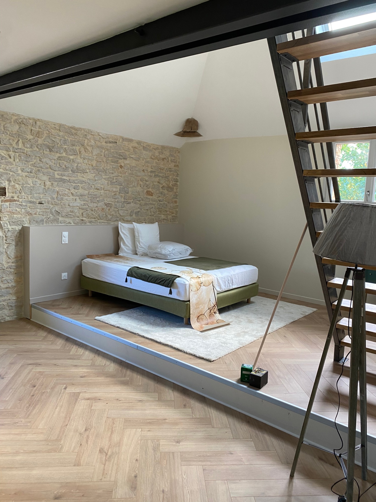 Aménagement intérieur — chambre mezzanine
