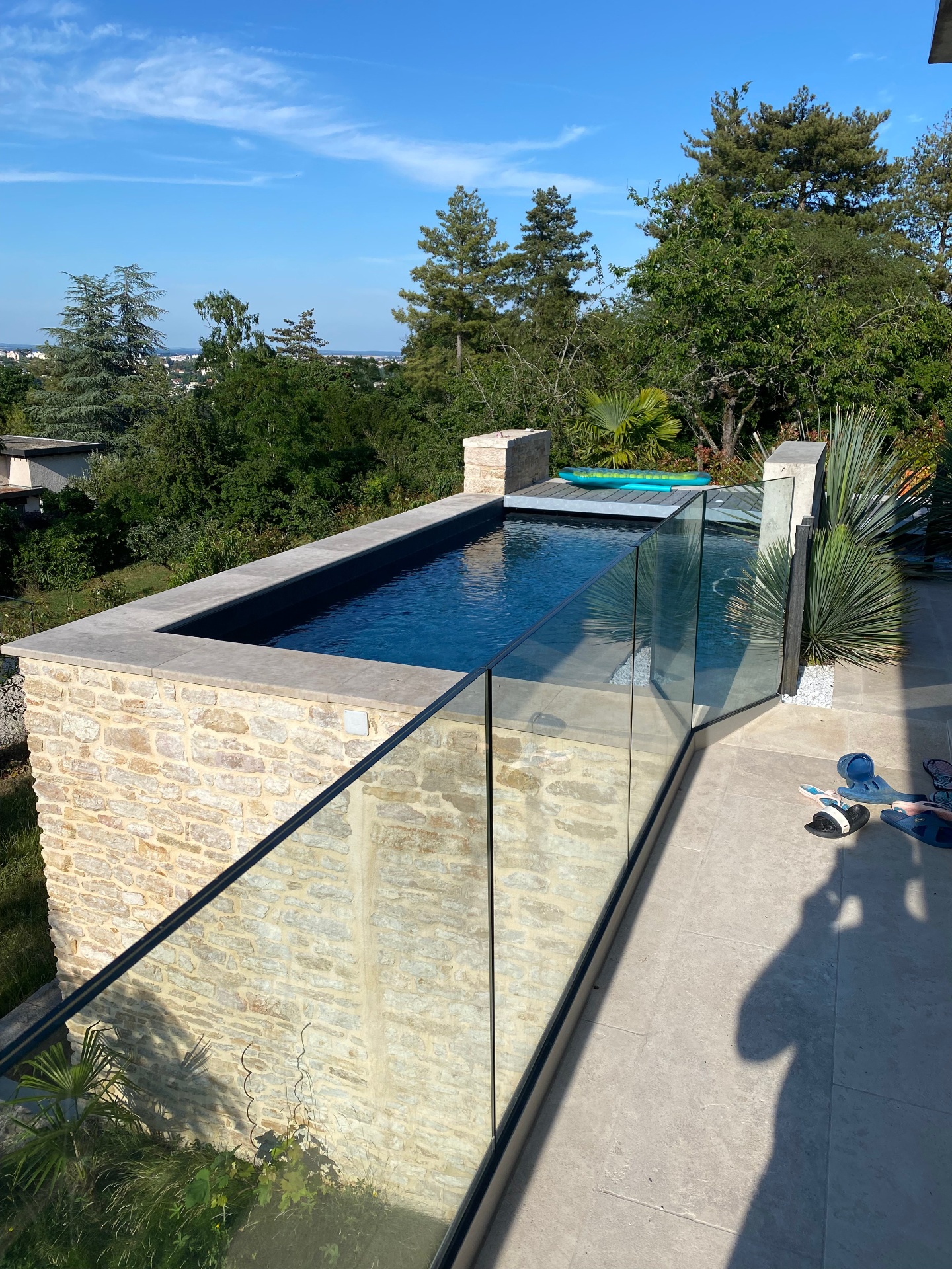 Construction extérieure — piscine maçonnée